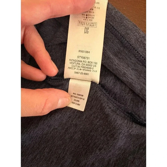 Patagonia Seabrook Bandha Knot Front Activewear Casual Dress in Blue Size Medium - Picture 10 of 10